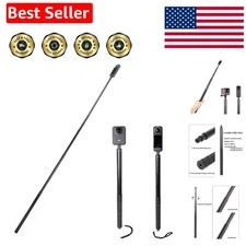 Long 77inch Invisible Selfie Stick for Insta360 ONE X5,X4, X3, X2, X, Insta36...