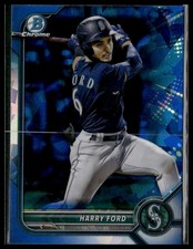 Harry Ford 2022 Bowman Chrome Sapphire Edition Prospects #BCP-189 Mariners