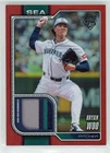 Bryan Woo 2026 Topps Series 1 Game Used Memorabilia RED #/5 Relic Patch #62