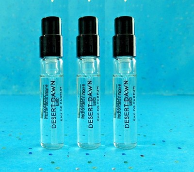 3x Byredo DESERT DAWN Eau de Parfum EDP Perfume Sample Lot 2ml (rose, papyrus)