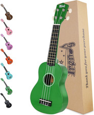 Soprano Valentine'S Day Ukulele for Beginners 21 Inch Hawaiian Wood Ukuleles for