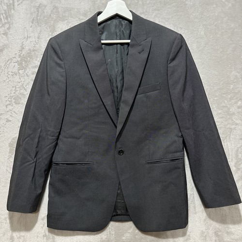 John Varvatos, John Varvatos Women’s Blazer Size M Gray Wool Silk Made Canada