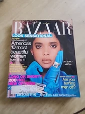 September 1987 Bazaar LISA BONET Christy Turlington R SIMONSEN Virginia Madsen