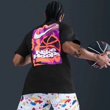 Nike Max90 Men's Loose Fit T-Shirt HV1703-010 Black Size M NWOT