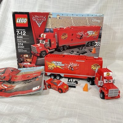 LEGO Disney Cars 8486 Mack's Team Truck 99% Complete w/ Instructions RETIRED