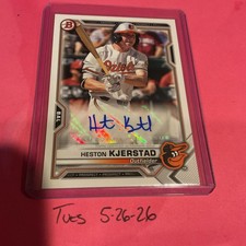 2021 Bowman - Paper Prospect Autographs Heston Kjerstad #PAPR-HK (AU, RC)