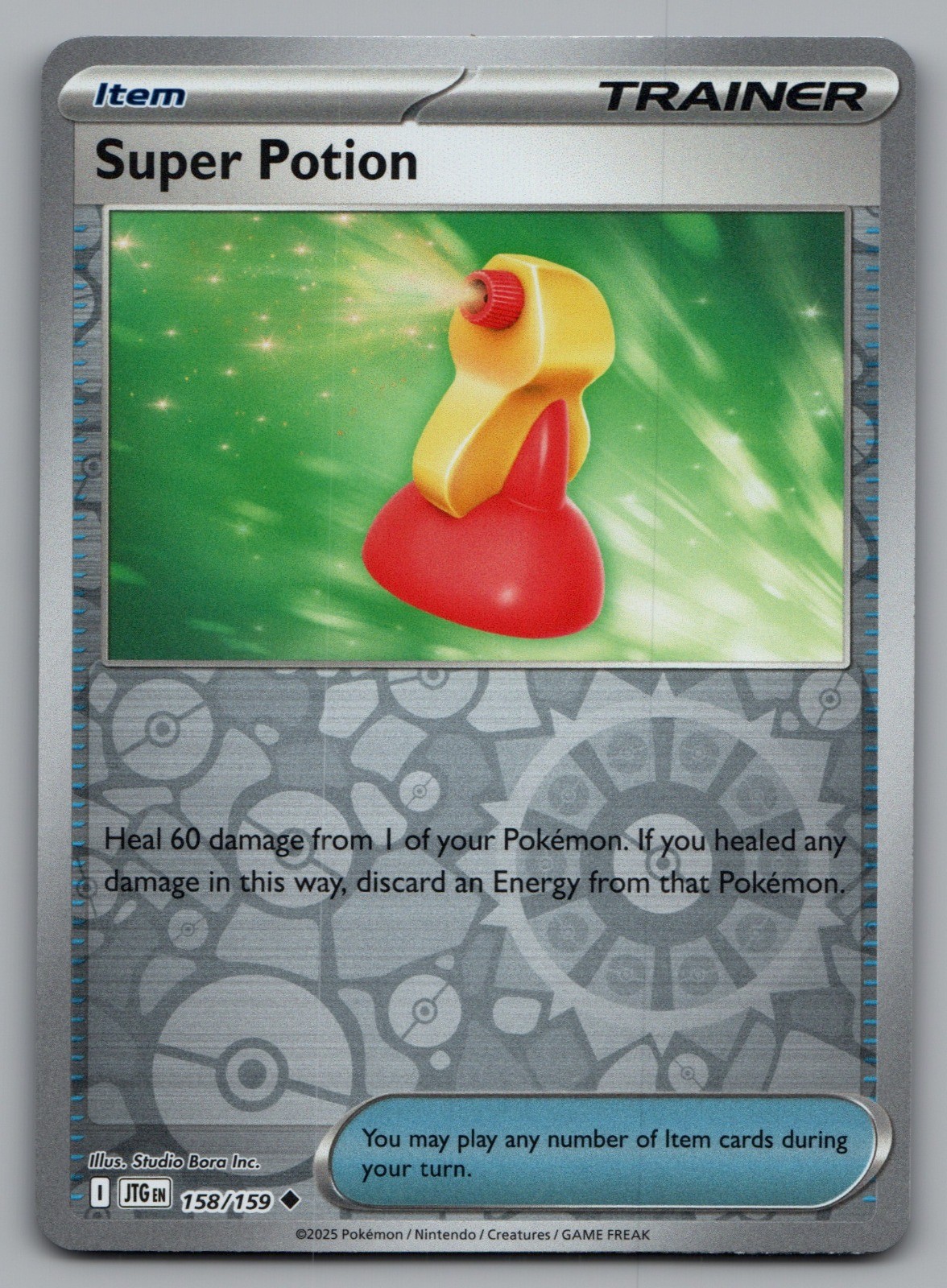 Super Potion Reverse Holo Uncommon SV09: Journey Together 158/159 NM