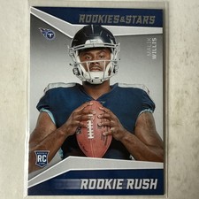 2022 Panini Rookies & Stars Rookie Rush RC #RR-3 Malik Willis Tennessee Titans