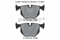 BremsbeläGe BMW X5 (E53) 4,8 Ist Bj. 04/04–09/06 Kw 265 PS 360 - Pagid Racing ST