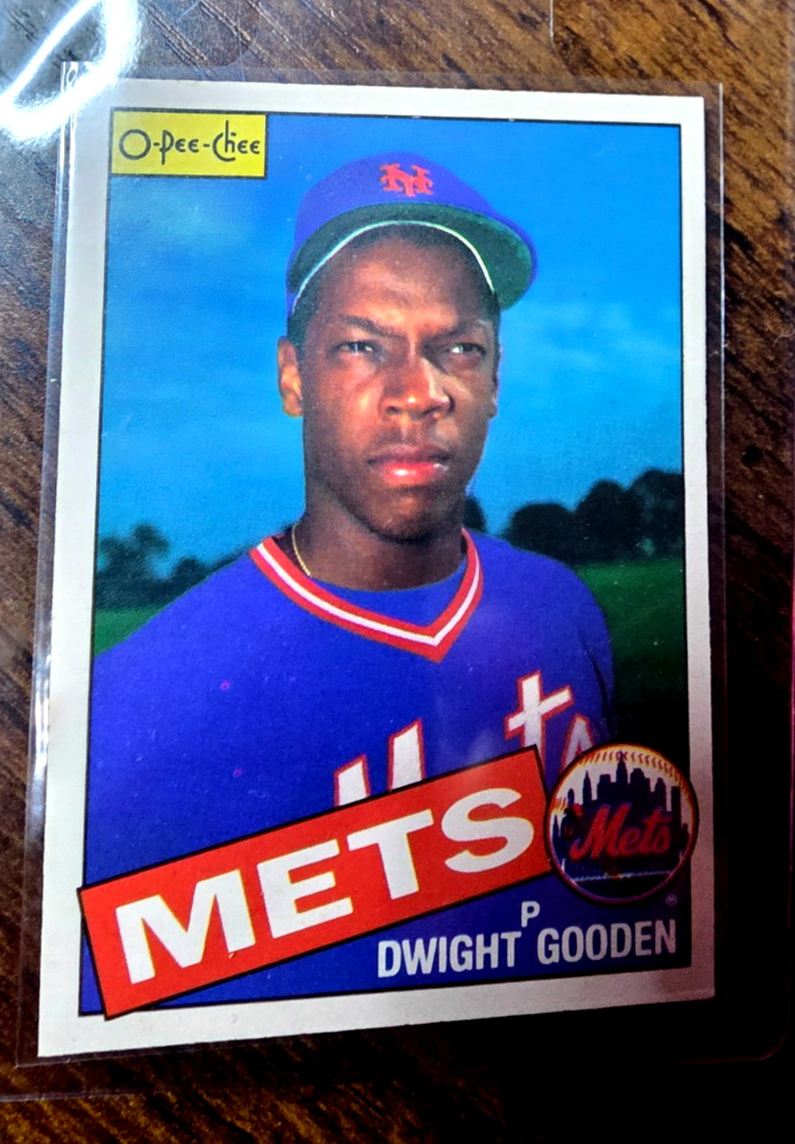 1985 O-Pee-Chee - Dwight Gooden #41 (RC) Blob,  Free Ship