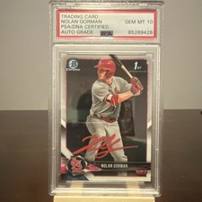 2018 Bowman Draft Chrome Picks Autographs Card Prices | Baseball