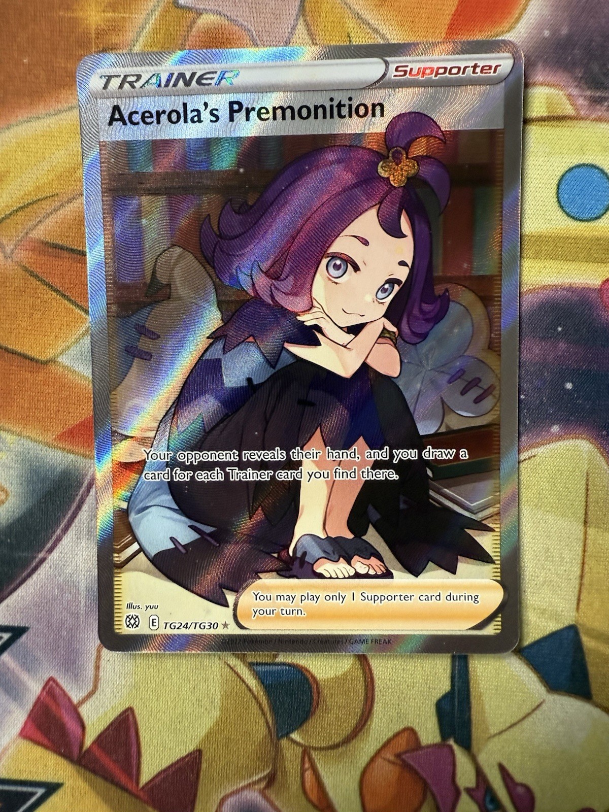 Acerola's Premonition (Full Art) - TG24/TG30 Brilliant Stars NM Pokemon TCG
