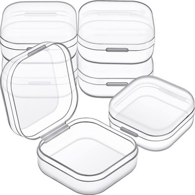 Mini Plastic Clear Beads Storage Containers Box for Collecting Small Items