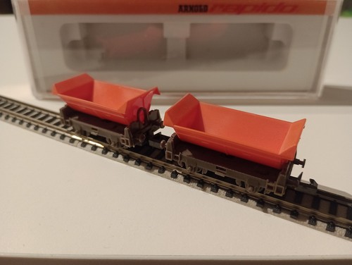 Arnold rapido N 0448 Güterwagen Doppelpack Kipplore inkl. OVP | Condition: Gebraucht