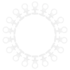 120 Pcs Curtain Slider Track Bearing Wheel Carrier Glide Rollers