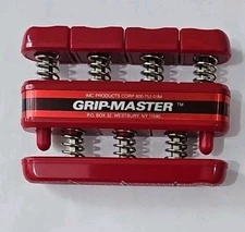 Gripmaster Hand Exerciser - Red (Medium Tension) Preowned 