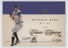 2004 Fleer Classic Clippings Gold 88/150 Brandon Webb #69 0b5