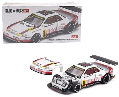 Kaido House X Mini GT 1:64 Nissan Silvia S13-R Circuit Spec V1
