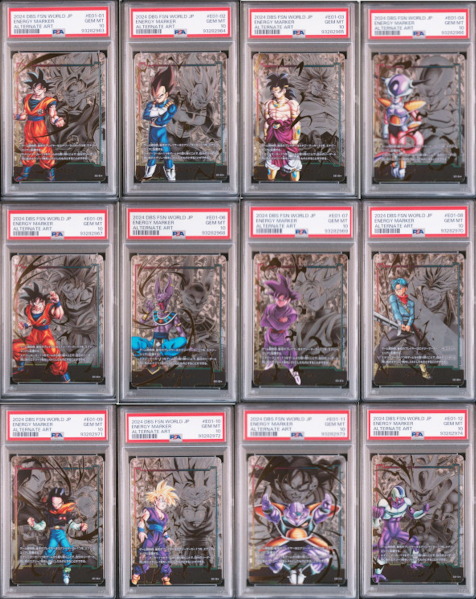 PSA 10 Dragon Ball Super Fusion World Gold Energy Marker Alt Art