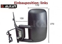 Alkar 9225910 AußEnspiegel Links Spiegel AußEn FüR Vw