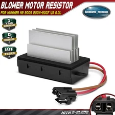Heater Blower Motor Resistor with Wire Harness for Hummer H2 2003-2007 V8 6.0L