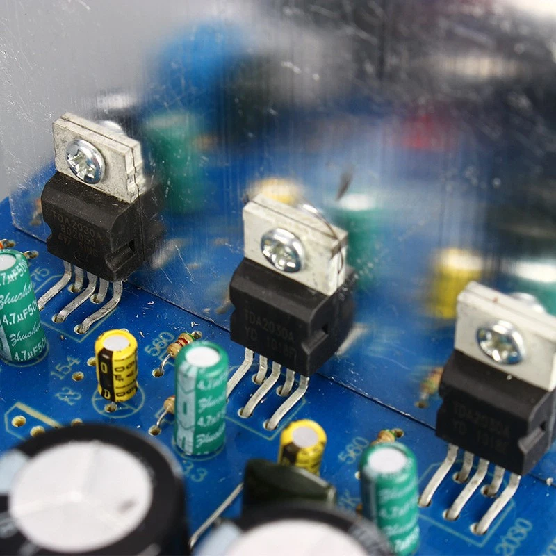 TDA2030A Scheda Amplificatore Fai da Te 15W +15W 2 Canali 2.1 Modulo Audio KIT - Immagine 2 di 4