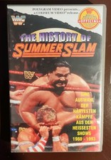 WWF The History of Summerslam VHS Video Wrestling WWE