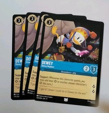 4x Disney Lorcana TCG - Fabled: Dewey 139/204 - Uncommon - Near Mint
