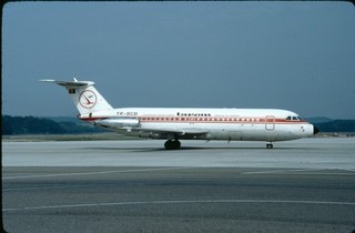 EB19 Original aircraft slide / Dia Tarom Bac111 YR BCB