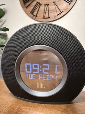 JBL Horizon - Bluetooth Clock Radio with 2USB Charging and Ambient Light - Black