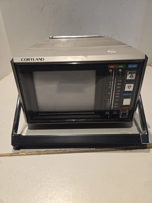 Cortland Portable Color TV CT-500 CRT Television Untested For Parts Or Repair