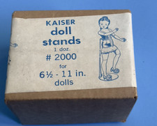Mint Kaiser Doll Stands 1 Dozen for 6.5" -11" Dolls Mint in Sealed Box