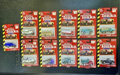 11pc Lot Vintage Tonka Maisto Diecast Collection - Sealed 1990s/00s Series 1 & 2