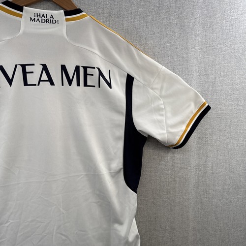 Adidas Real Madrid Jersey 23/24 Adult Large White Home Soccer Mens Custom - Picture 18 of 19