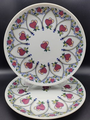 2 Teller  Schatz  für Tupperware Herzen Valentinstag 20,5 cm