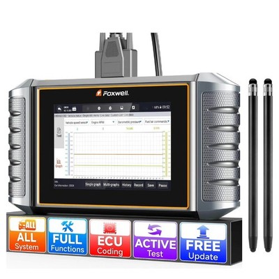 FOXWELL GT30 Car Full OBD2 Scanner Fit For BMW/Mini/RR & 2PCS Stylus Kits