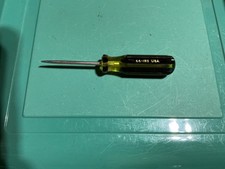 Vintage Stanley 100 Plus 66-183 Flathead Screwdriver Made In USA