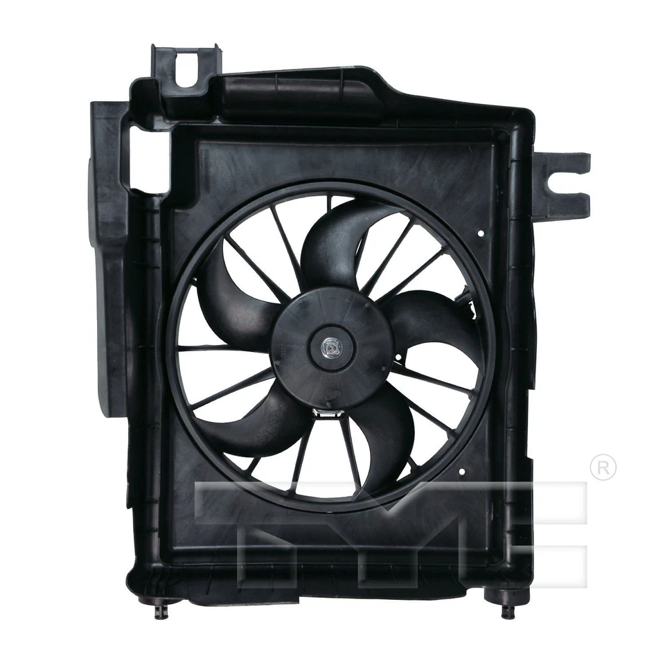 Conjunto de ventilador condensador de aire acondicionado TYC 610730 para 02-08 Dodge 1500 2500 3500 4000 Foto 4 de 4