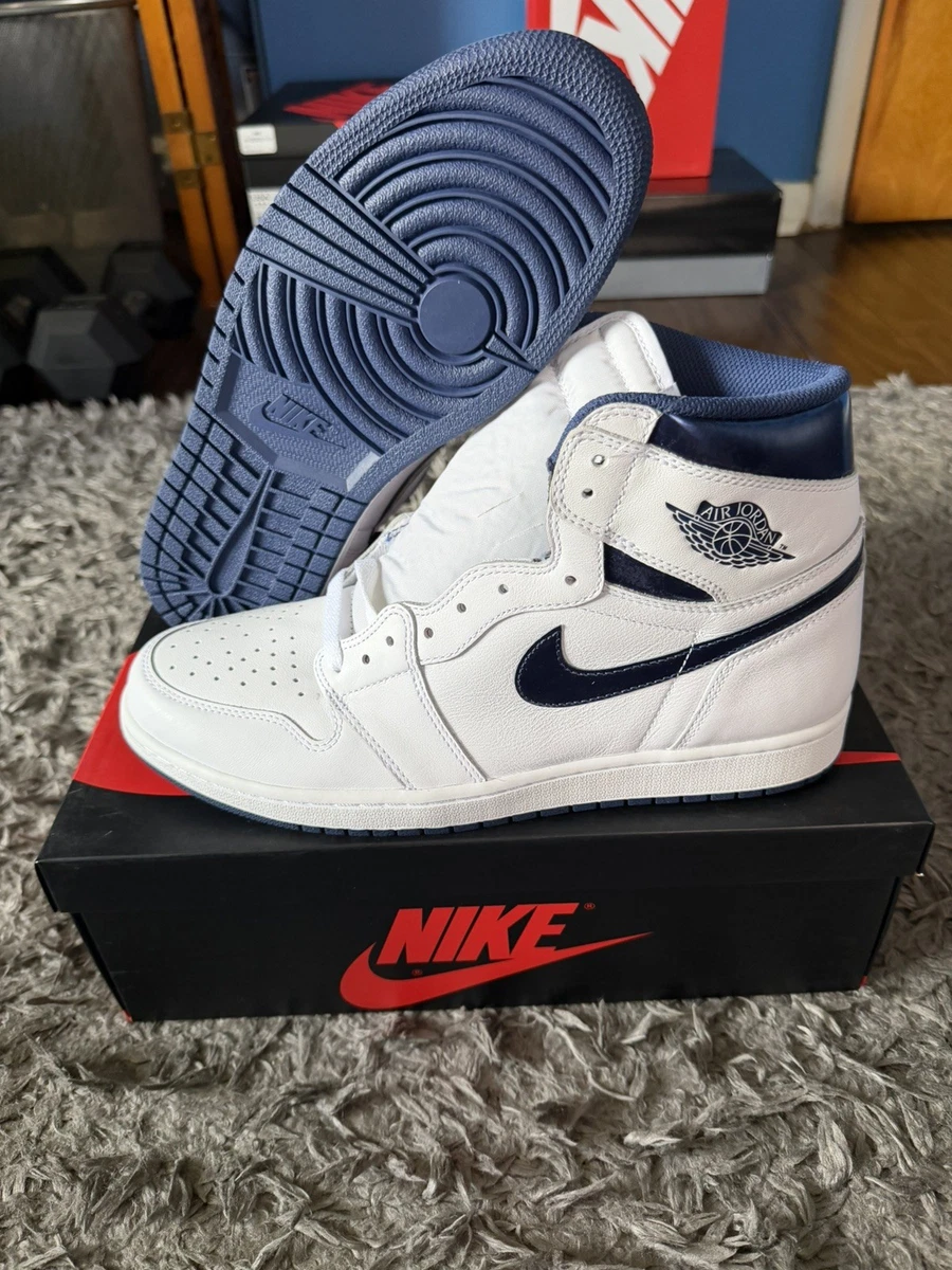 Jordan 1 Retro OG High Metallic Navy for Sale | Authenticity