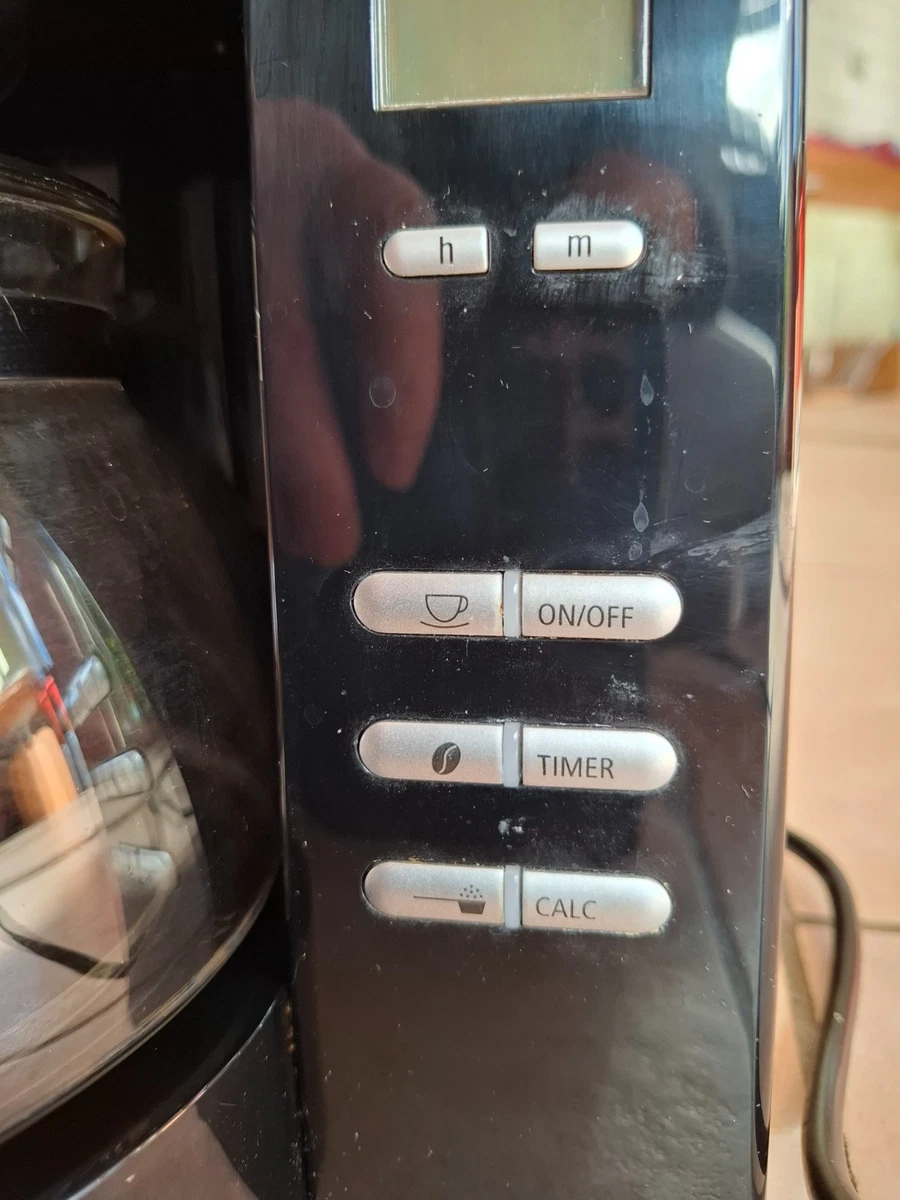Melitta Aroma Fresh 1021-01 Cafetera con Molinillo Cónico y Jarra de Vidrio