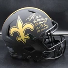 Drew Brees Signed Eclipse Full Size Helmet Saints Auto #'d /9 Fanatics ZJ21319