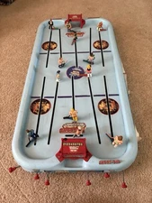 '91 WWF Remco Superstars Shoot-Out Table Hockey Game COMPLETE WWE Wrestling