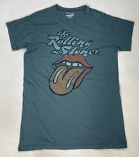 American Eagle The Rolling Stones Graphic T-shirt Dress Women Small Blue Music