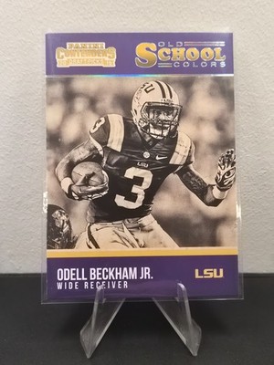 Odell Beckham Jr. Panini Contenders Old School Colors LSU New York Giants NFL