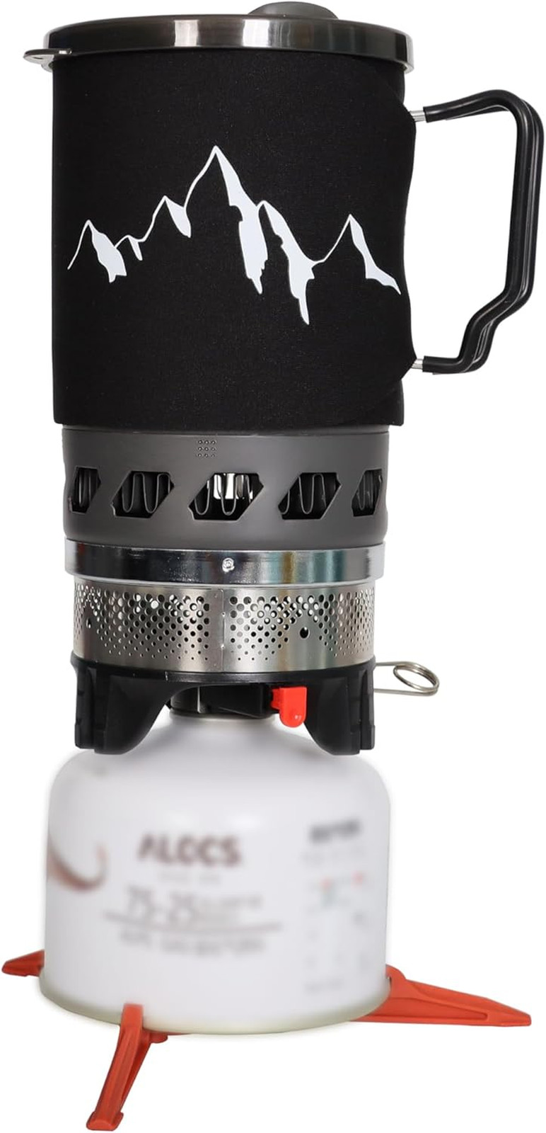 Camping Stove Gas System Portable Gas Cooking Set Pot Burner for Outdoor Backpac