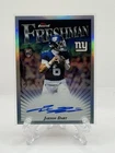 Jaxson Dart 2025 TOPPS FINEST FRESHMAN REFRACTOR ROOKIE AUTO Giants