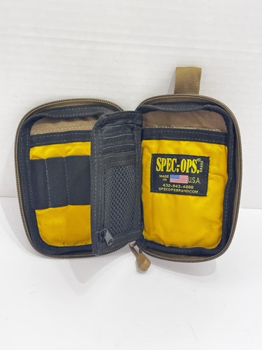 SPEC OPS Brand Tactical Organizer Wallet Pouch Clear ID Windows Zip USA