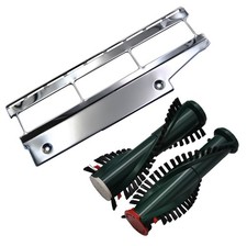 Bodenblech + Rundbürsten Bürsten geeignet Vorwerk ET 340 / ET340 Teppichbürste