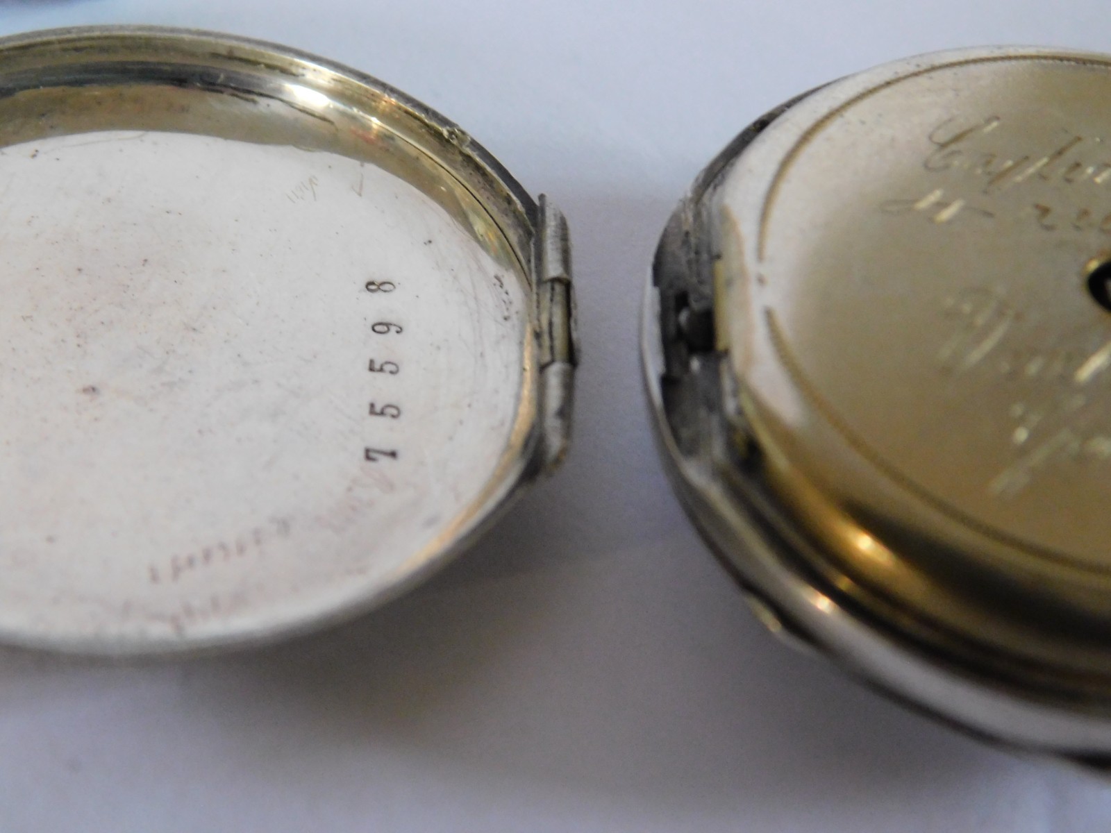 MASONIC / FREEMASONRY ANTIQUE SOLID SILVER CYLIND… - image 7