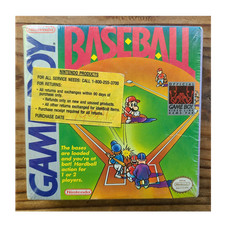 Nintendo Baseball for Game Boy 1989 NTSC-U/C Sports Video Link Compatible